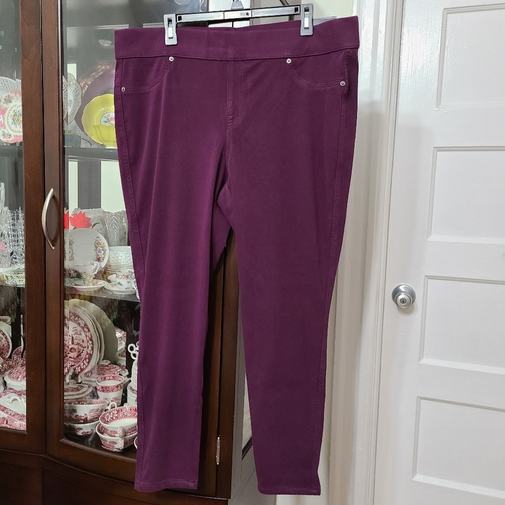 Venezia by Lane Bryant Women's Mid Rise Slim Jegging Pull On Ankle Pants Size 20